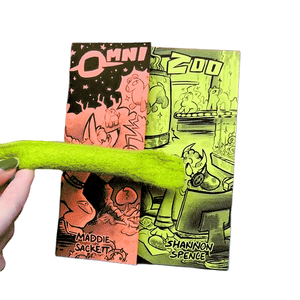 Omnizoo opening the cover