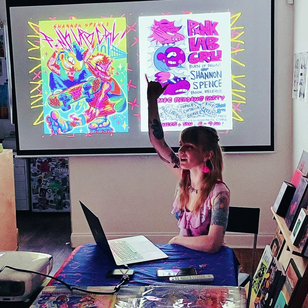Punk Lab Girl Book Tour Comic Reading