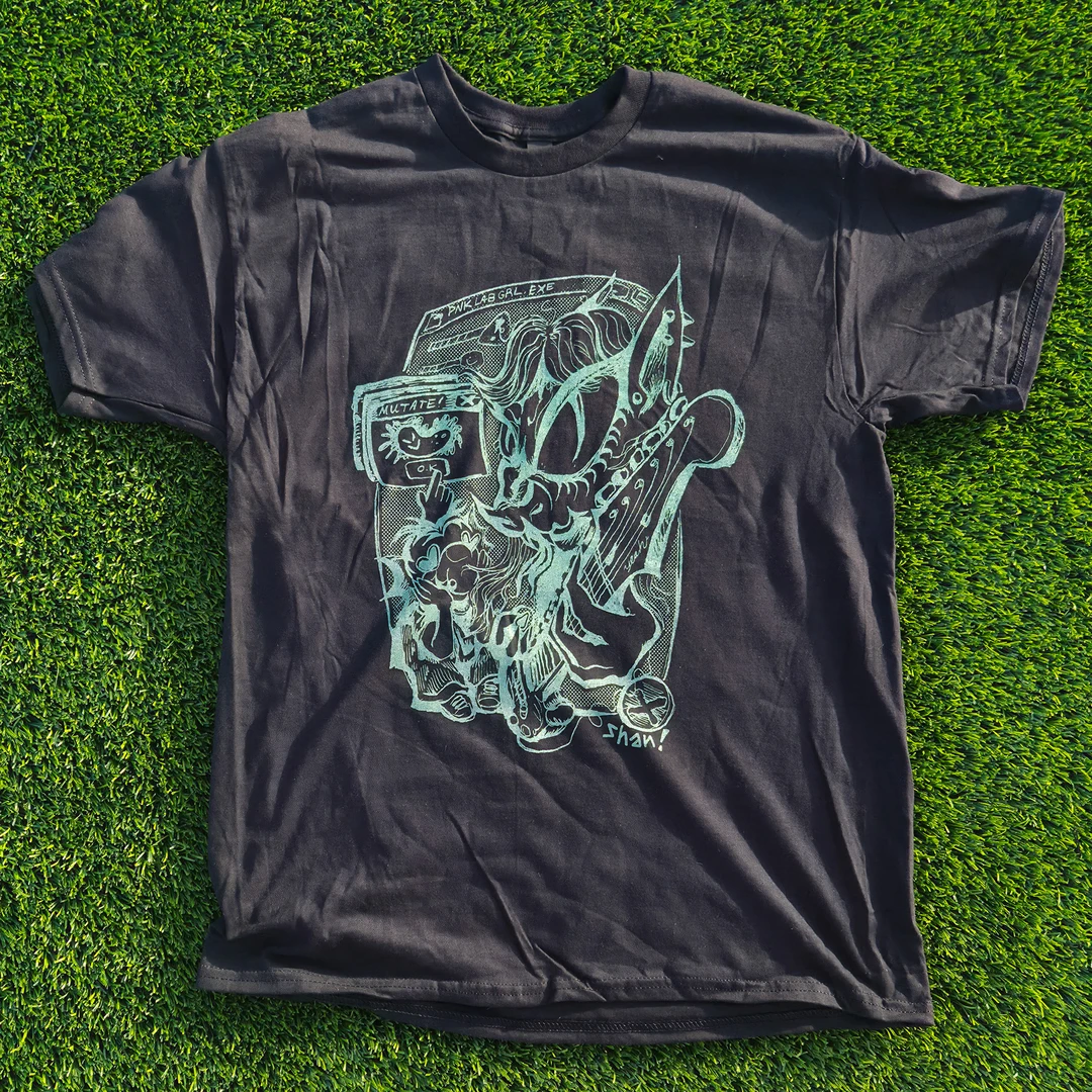 Black P*NK LAB GRL! Mutagen T-shirt