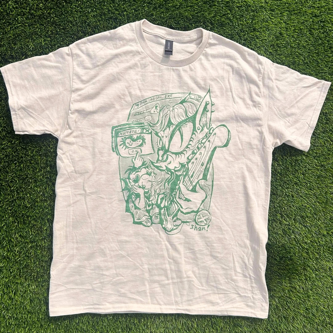 Tan P*NK LAB GRL! Mutagen T-shirt